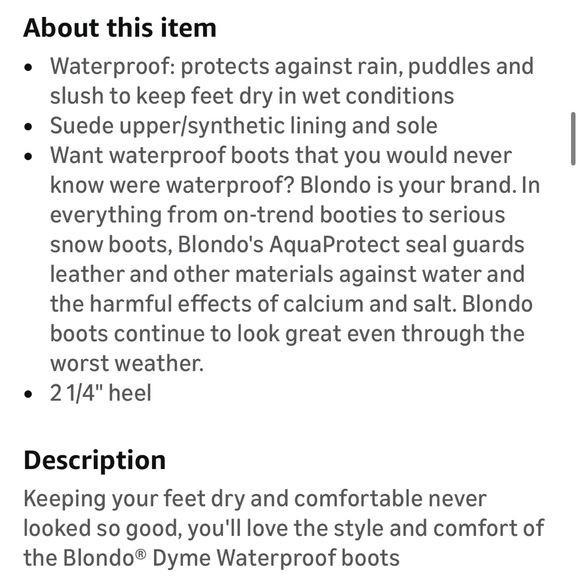 Blondo | Dyme Waterproof Chelsea Boots | Sand Suede | Size 9 - Picture 9 of 11